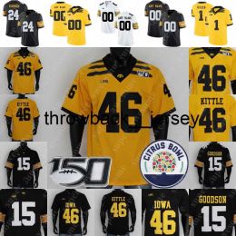 NCAA Thr Iowa Hawkeyes Football Jersey 12 Cade Mcnamara Cooper Dejean Spencer Petras Jack Campbell Sam Laporta Riley Moss Seth Benson George High