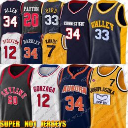 NCAA Toni Gary Kukoc Payton Jersey Charles John Barkley Stockton Maillots Ray Bird Allen Jersey Iverson Anfernee Chris Hardaway Webber Steve Chris Nash Webber xzcvs