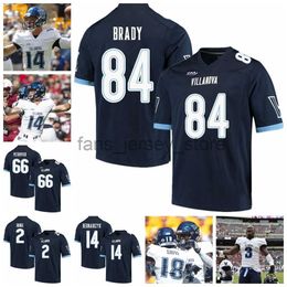 NCAA Villanova Wildcats College Football Jerseys Heren Howie Long Jersey Daniel Smith Jaaron Hayek Andrew Perez Todd Summers Custom Ed