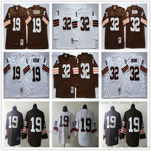 NCAA Vintage 75th Retro College Football Jerseys Stitched White Brown Jersey