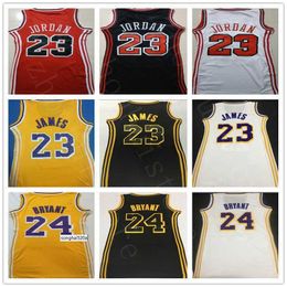 NCAA Dames 23 MJ 23 BLJ Basketbal jurk dames 100% geborduurde LeBron kleding James B24ryant Retro 23 damestruien