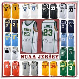 Maillot NCCA Kawhi Leonard James Iverson Hommes LeBron Durant 13 Harden Curry Stephen College Basketball Maillots Russell Westbrook Allen