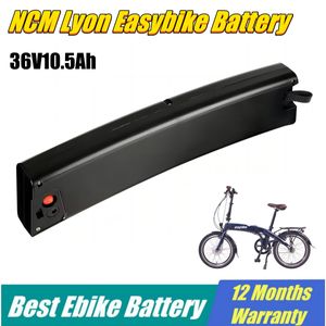 NCM Lyon Easybike Battery 36v 10.5ah Scimitar Innertube Electrict Bike Batteries Pack Batterie Cachée pour Crosscity Pliant ebike
