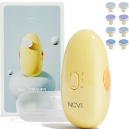 NCVI Baby Nail Trimmer Electric Safe Pools Set voor geboren baby peuter kinderen tenen en vingernagels zorg 8 slijpkussen 240415