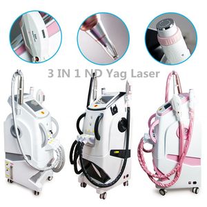 ND Yag Laser picoseconde dissolvant de tatouage 360 Machine d'épilation magnéto optique 3 en 1 multifonctionnel OPT/IPL Yag 755nm RF rajeunissement de la peau