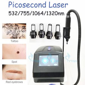 Nd yag laser picoseconde tattoo verwijderingsapparaat pigmentatie laser tattoo wenkbrauw verwijderingsmachine