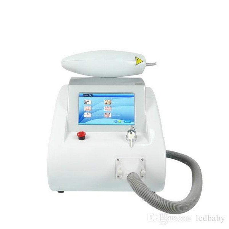 ND YAG LASER TATOO Removal Machines har pekskärm 1000W fräknärr Acne Beauty Equipment