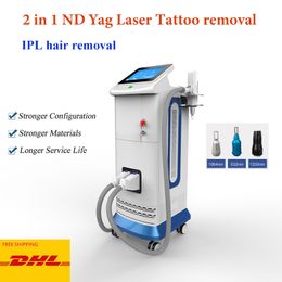 ND YAG LASER Tatouage Pigment Enlèvement Machine Spot Traitement OPT Elight IPL Épilation Peau Serrage Lazer