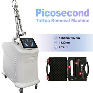 Machine de détatouage au laser ND Yag Picoseconde Pico Laser Traitement de poupée noire Q-Switch Supprimer le lavage des sourcils pigmentés de taches de naissance pour la clinique de salon de spa