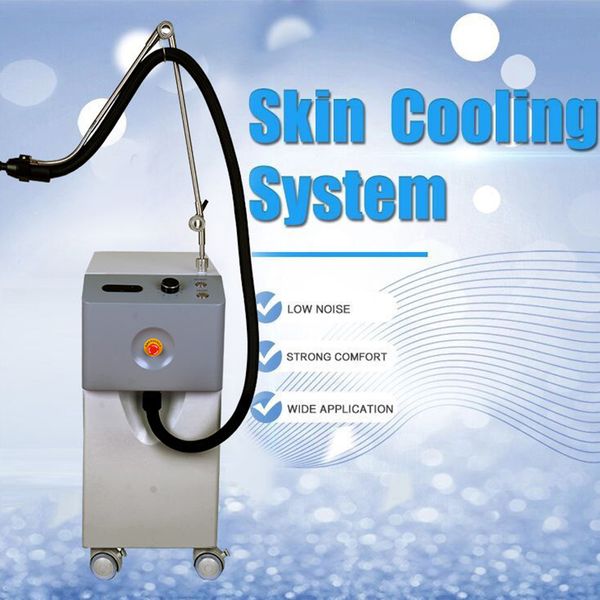 Nd yag Salon Vent froid Machine de thérapie COOL Utilisation avec un appareil laser COOLPULS cryothérapie ICE Système de refroidissement par air Pour le soulagement de la douleur Refroidisseur de peau pendant le traitement au laser