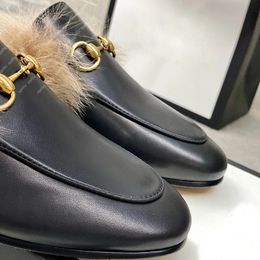 Mocassins avec chaîne en métal, chaussures décontractées, pantoufles en velours et dentelle, chaussures formelles confortables en cuir véritable
