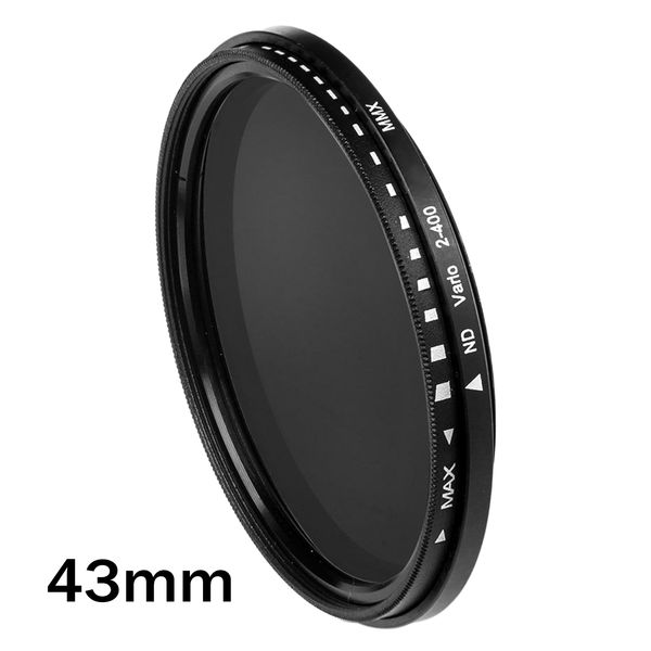 ND2 à ND400 Slim FADER Variable Neutral Filter Waterproofroprowing Multi Ebated ND Filter sous la caméra sous Strong Light
