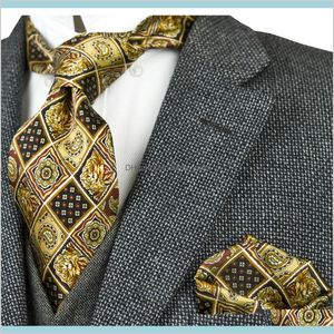 Accesorios para el cuello Corbatas vintage estampadas Patrón floral Multicolor 100% Seda Corbatas para hombre Conjuntos de corbatas estampadas 10 cm Marca de moda Cas