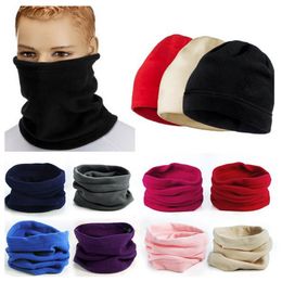 Couvre-cou pour le cyclisme masque facial froid et chaud pour les sports de plein air ski coupe-vent collier de protection auditive épais et chaud pour hommes et femmes polaire générale pour le cou