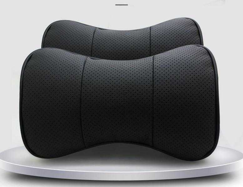 Cou luxe personnalisé 2 pièces en cuir coussin de siège de voiture oreiller appui-tête de voiture pour tous les Buick