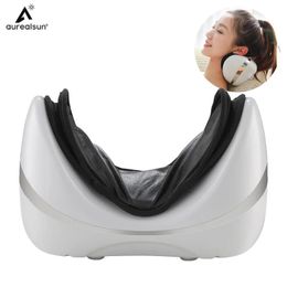 Nekmassager Lectric Shiatsu Hoofd Cervicale tractie Gezondheidszorg Relax Body Massager Autorugkussen Verwarming Vibrerende massage 240320