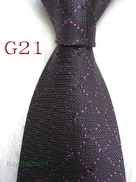 Neck Mens Designer liens Jacquard Party Widding Business Business Formal costume 100% Silk Tie Luxurys Deisgners Neckties Cravate Cjeweler pour les femmes pour hommes