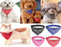 Nerk Salive serviette chiot chien serviette écharpe triangle bandana avec collier en cuir collier chiot réglable chat écharpe 5 scvvx5978837