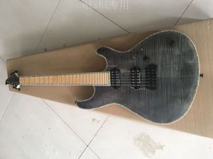 nek door body elektrische gitaar 6 snaren gemaakt in China Maple houten toets gratis verzending mooi en geweldig