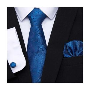 Set à cravate de cou 2023 Nouveau design de nombreux couleurs de vente en soie de mariage en soie