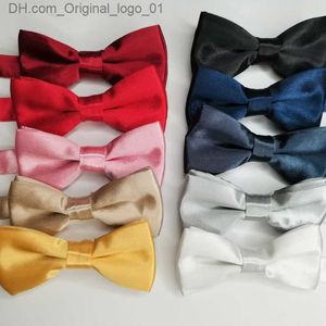 Cravates 10 ou 20 pièces de nœud papillon couleur bonbon pour enfants Spectacle d'anniversaire pour garçons et filles Iris japonica British red pink Z230802