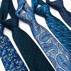 Corbatas 100% Seda Marca Corbata Hombres Moda Venta de Fábrica 160 Colores Corbata Flor Azul Accesorios de Boda Hombre Fit Grupo Corbata CravatL231017