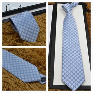 Corbatas de cuello 2023 hombres diseño de corbata para hombre moda corbata rayas patrón bordado lujos diseñadores negocios cravate corbatas
