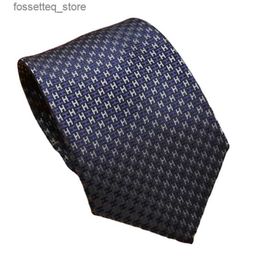 Cravates de cou 2024 nouvelle famille H % cravate en soie cadeau à rayures créatives pour le travail de mariage 8 cm accessoires de costume cravate noeud papillon chemise à col L240313