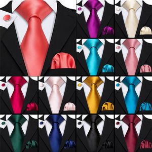 Cravates BarryWang 16 Styles Cravate De Mariage Rose Corail Pêche Solide 100% Soie Pour Hommes Fête Affaires Marque De Luxe Cravates Ensemble 230605