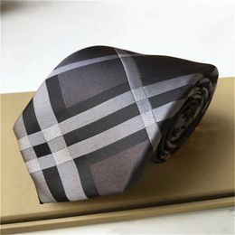 Neck Ties Brand Mens Tie Silk NecTie Luxe Jacquard Classic Woven Party Wedding Business Formal Fashion Stripe Design Box Pak Tie