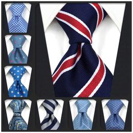 Corbatas coloridas de lujo Extra largas para hombre, corbatas de boda de 160cm y 63 "para regalo de Navidad Floral azul marino, DropshippingL231017