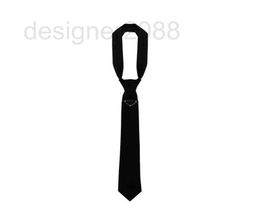 Cravates de cou Designer Hommes et Femmes Triangle Inversé Lettre Cravate 6cm Version Étroite de Nylon Matériel Costume Occasionnel Chemise Accessoires JUTH
