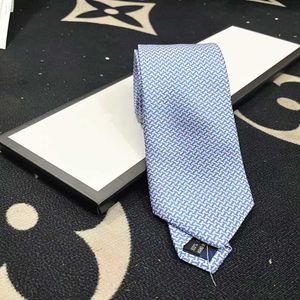 Nekbanden Designer Mens Tie Bee Patroon Silk Tie Brand Neck Ties for Men Formal Business Wedding Party Gravatas met doos