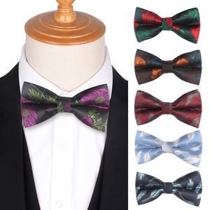 Cravates Floral Hommes Bowtie Chemises Casual Noeud Papillon Pour Hommes Femmes Fleur Jacquard Noeud De Noce Garçons Bowties Cravats 230822