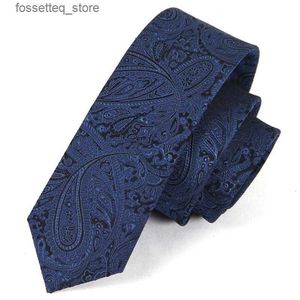 Cravates de haute qualité garantie % cravates en soie pour hommes 5CM cravate maigre hommes affaires travail cravates marié mariage cravate fête Gfit boîte L240313