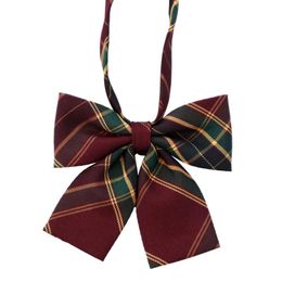 Cravates de cou Style collège japonais Spot Real Business Gros Aubépine Arbre Algues Amarante Plaid JK Uniforme Costume de Marin Arc