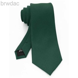 NECLO LA TIENES JEMYGINS Diseño Classic Mens corbata 8 cm Silk Jacquard Corbalo Solid Green Red Black Black Ties For Man Business Wedding Party 240407