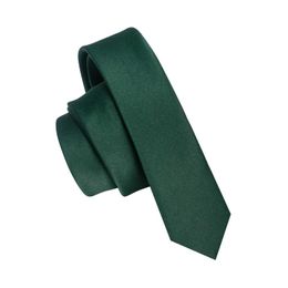 Coules de cou Jemygins Nouveau design Green Casual Tie 4cm Couleur solide Slim Fit Tie à la mode Hands Mens pour hommes pour les offices de fête de mariagec420407