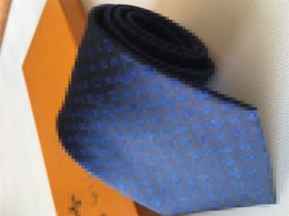 Corbatas de cuello Corbata de seda de moda para hombres de lujo 100% Corbata estampada de diseñador Jacquard Corbata tejida clásica hecha a mano para hombres Corbatas de negocios informales para bodas con caja