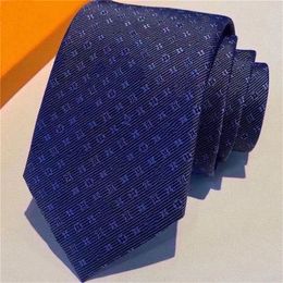 Stropdassen Luxe nieuwe ontwerper 100% stropdas zijden stropdas zwart blauw jacquard handgeweven voor mannen Bruiloft Casual en zakelijke stropdas Mode Hawaii stropdassen met doos 143