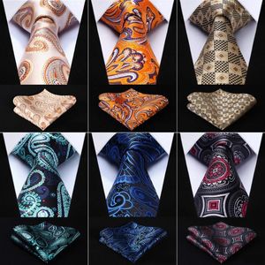 Corbatas para hombre Corbata de bolsillo Cuadrado Fiesta clásica Boda Paisley 3.4 