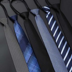 Coules de cou Business Cost Zipper Tie époux de mariage