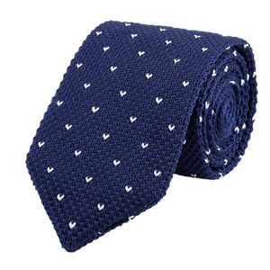 Corbata corbata para hombre Catada de punto de punto