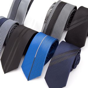 Stropdassen Heren Luxe Slanke Stropdas Streep Voor Mannen Zakelijke Bruiloft Jacquard Mannelijke Overhemd Mode Bowtie Gift Gravata 230418