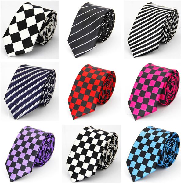 Cravates Étroites pour Hommes Femmes 5cm 2 