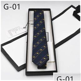 Nek stropdassen nekbanden 2022 merk mannen stroptie ontwerper das 100 zijden pak stropdas zakelijk luxe 662 drop levering mode accessoires d dhbek