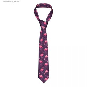 Cravates Cravates Cravates Casual Arrowhead Skinny Tropical Rose Flamants Cravate Slim Cravate Pour Hommes Homme Accessoires Simplicité Pour La Fête Cravate Formelle Y240325