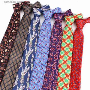 Cravates Cravates Cravates Florales De Mode Pour Hommes Femmes Cravate Imprimée Cravate Pour Les Costumes D'affaires De Mariage Cravate Maigre Imprimer Slim Hommes Cravate Gravatas Y240325