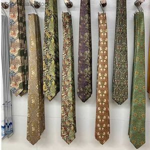 Cravates Cravates Cravates Vintage Pour Hommes Cravate Imprimé Floral Design Floral 8cm Cravate Pour Hommes Chemises Accessoires De Fête De Mariage Usure Quotidienne Cravate Rétro Cravate Y240325