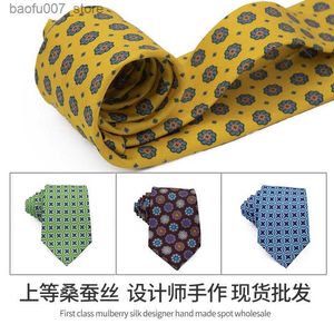 Coules de cou Nouveau style pour hommes à cravate imprimée en soie petit lot Tieq